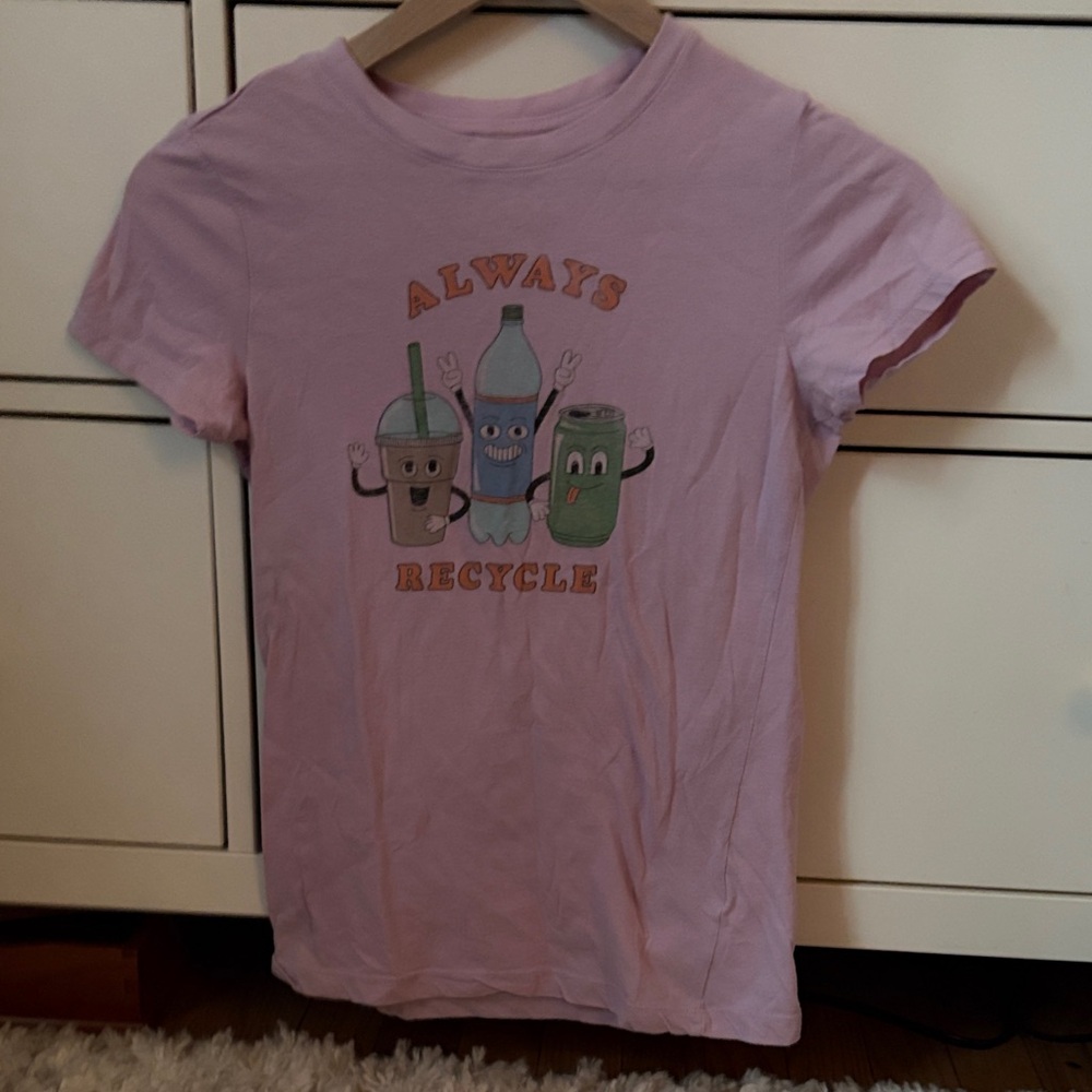 Aeropostale Purple Graphic Tee